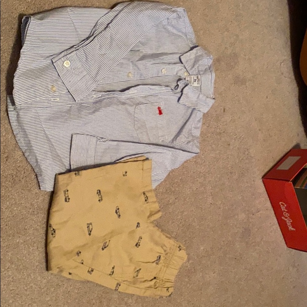 Little boy matching set